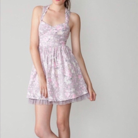 Free People Dresses & Skirts - Free People Floral Sweetheart Tulle Dress - Size 2